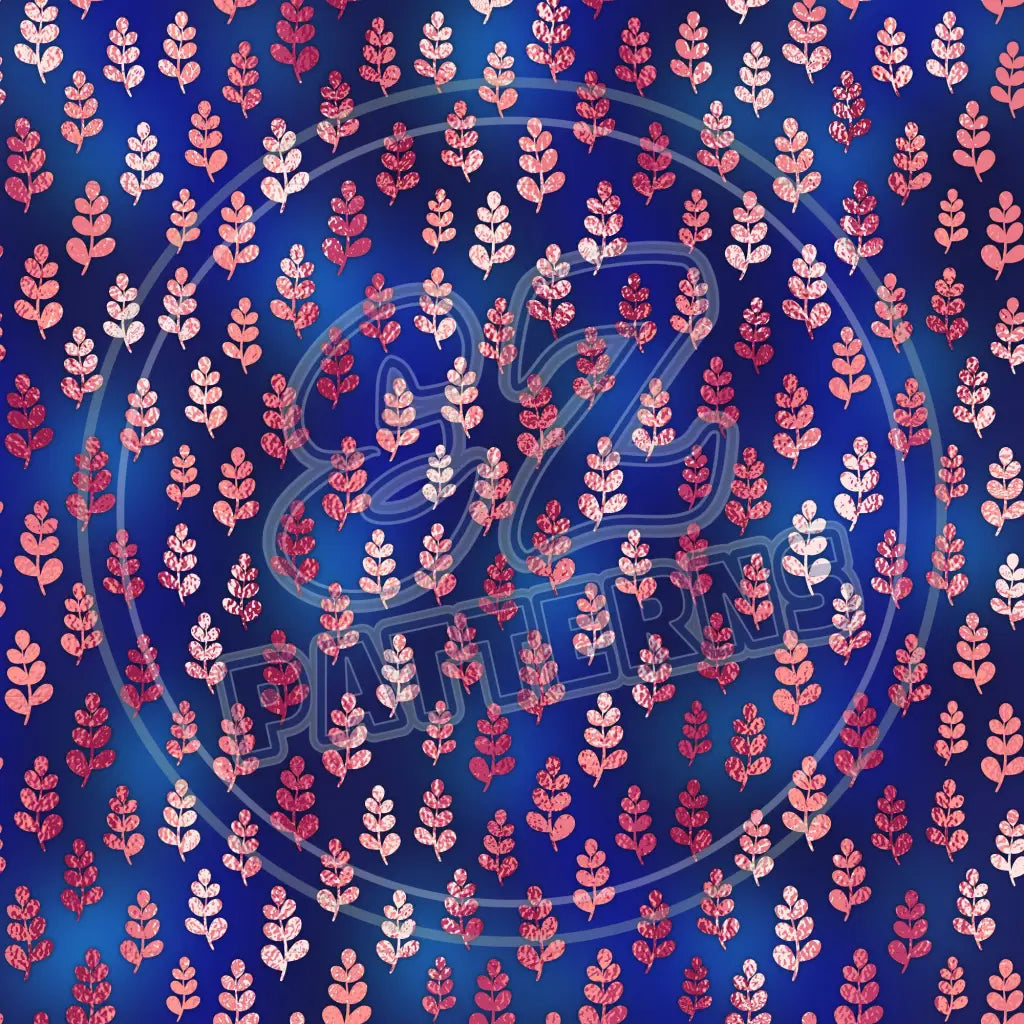 Foil Leaves 007 Printed Pattern Vinyl