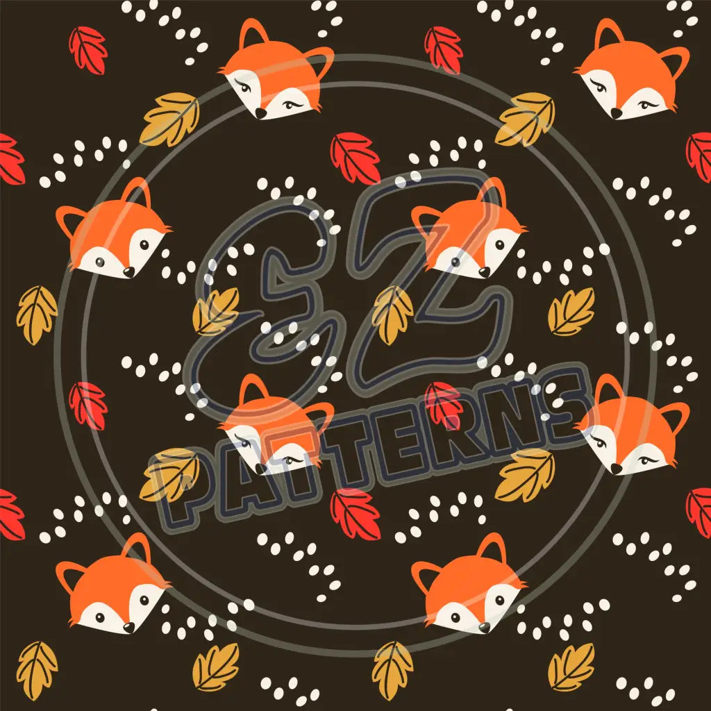 Foxy Friends 005 Printed Pattern Vinyl