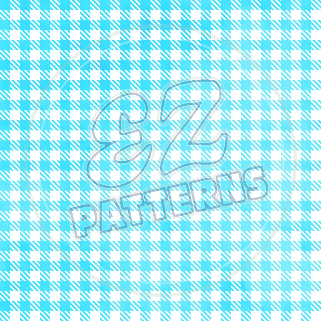 Frosty Plaid 003 Printed Pattern Vinyl