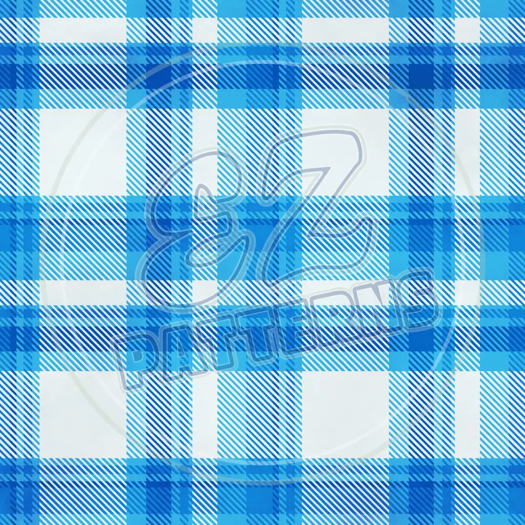 Frosty Plaid 007 Printed Pattern Vinyl