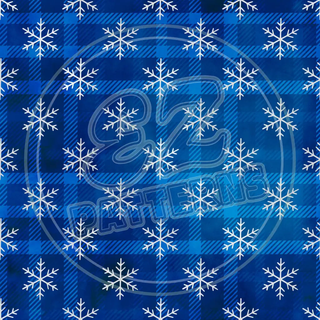 Frosty Plaid 012 Printed Pattern Vinyl