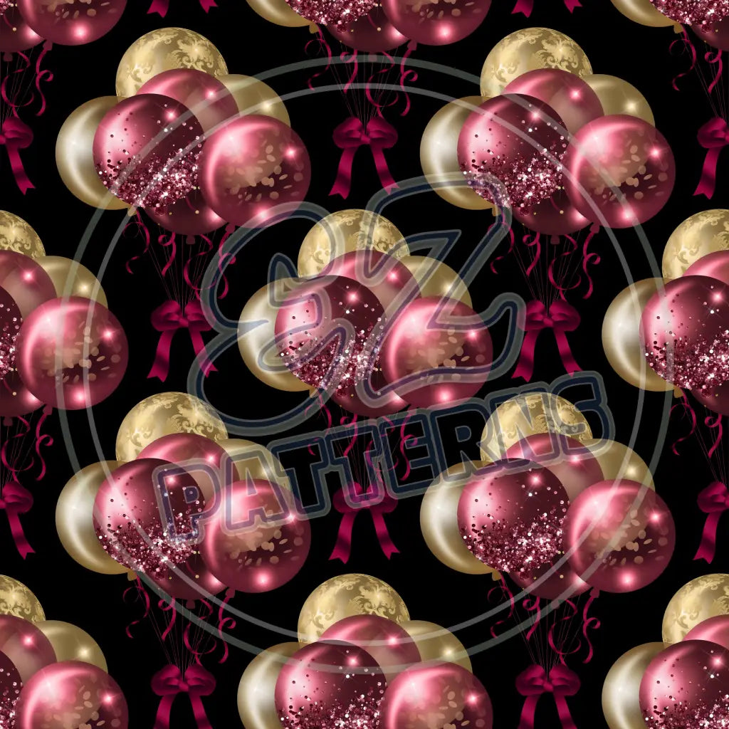 Glam Balloons 003 Printed Pattern Vinyl