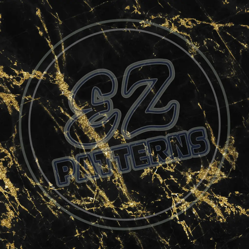 Black & Gold Marble 005 Printed Pattern Vinyl