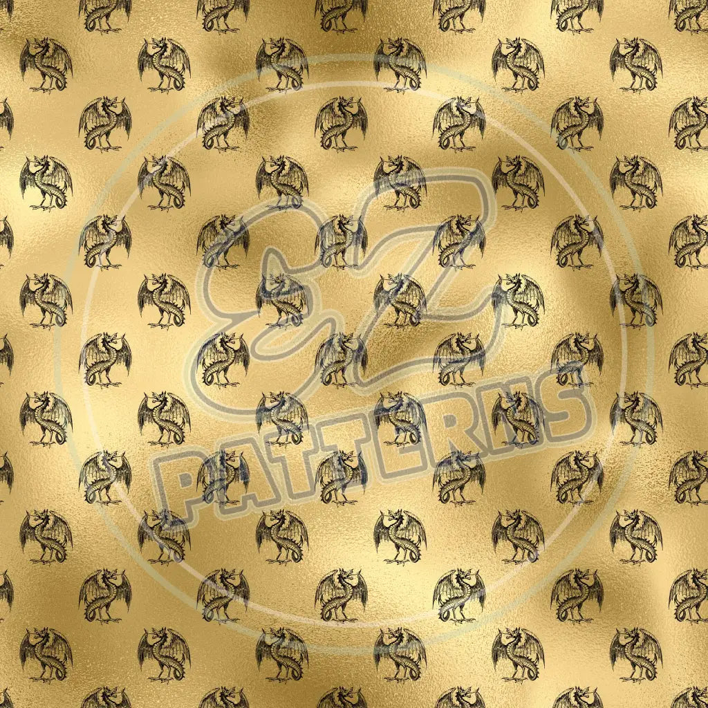 Gothic Gold 008 Printed Pattern Vinyl