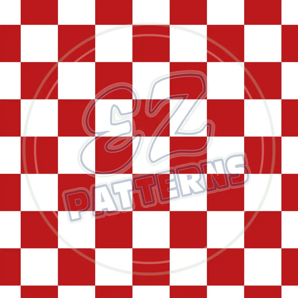 Heart Plaid 006 Printed Pattern Vinyl