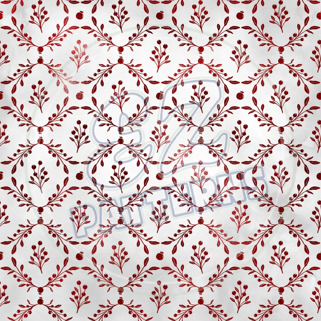 Holiday Floral 011 Printed Pattern Vinyl