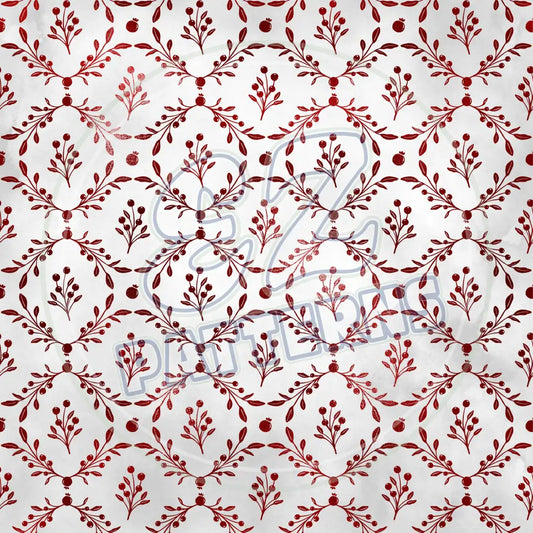 Holiday Floral 011 Printed Pattern Vinyl