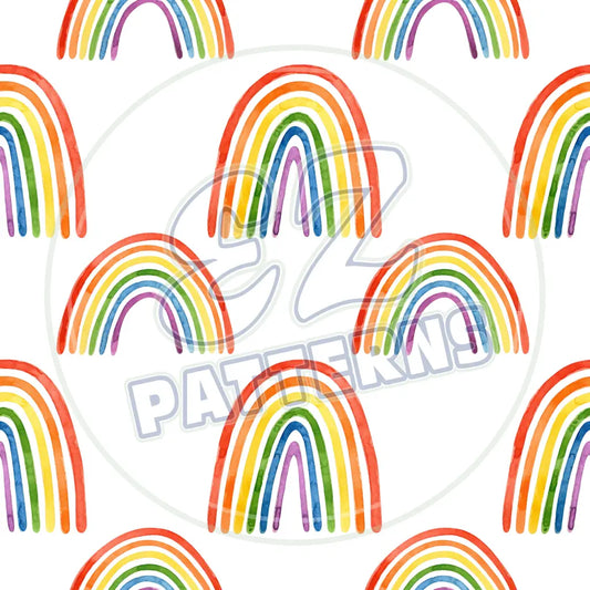 Light Rainbow 008 Printed Pattern Vinyl