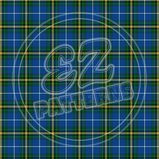 Maritime Tartan NS 001 - Printed Pattern Vinyl