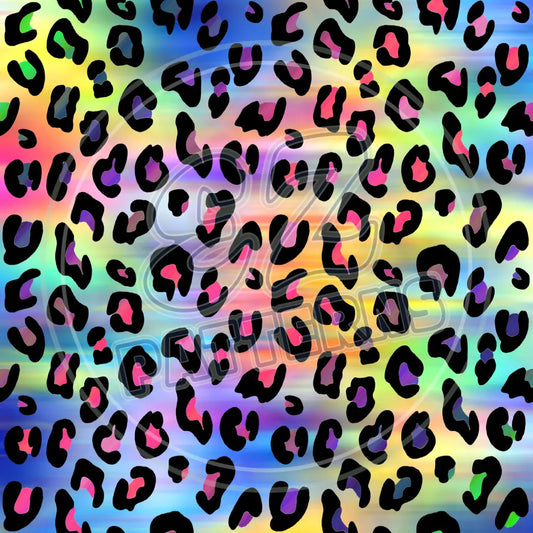 Neon Leopard 005 Printed Pattern Vinyl