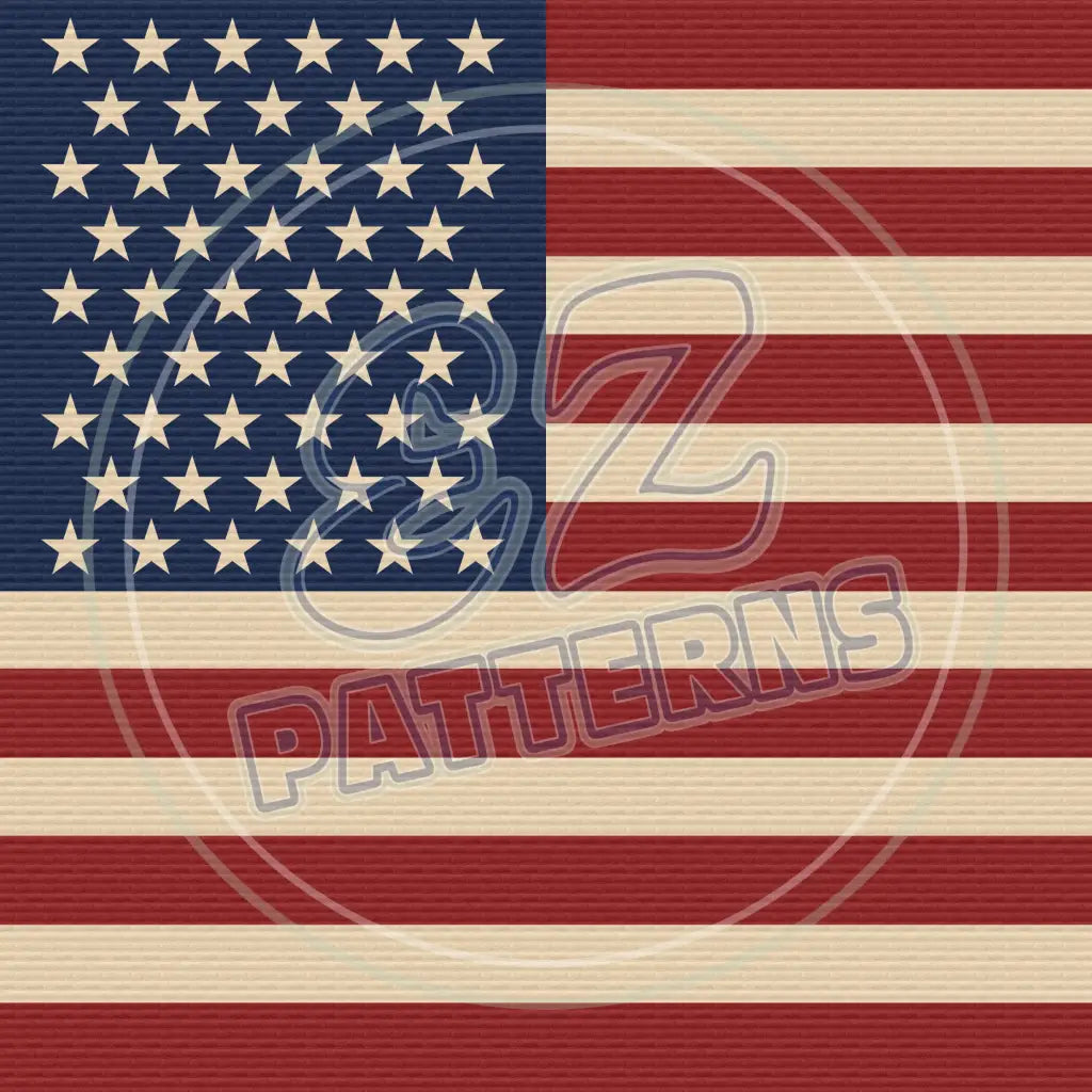 New Retro Usa 019 Printed Pattern Vinyl