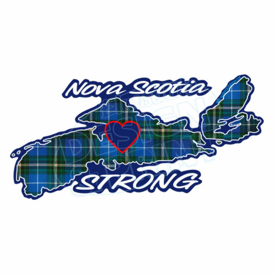 Nova Scotia Strong Decal - 4 x 8’ Decal / No Background