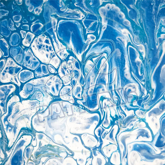 Ocean Tide Pour 009 Printed Pattern Vinyl