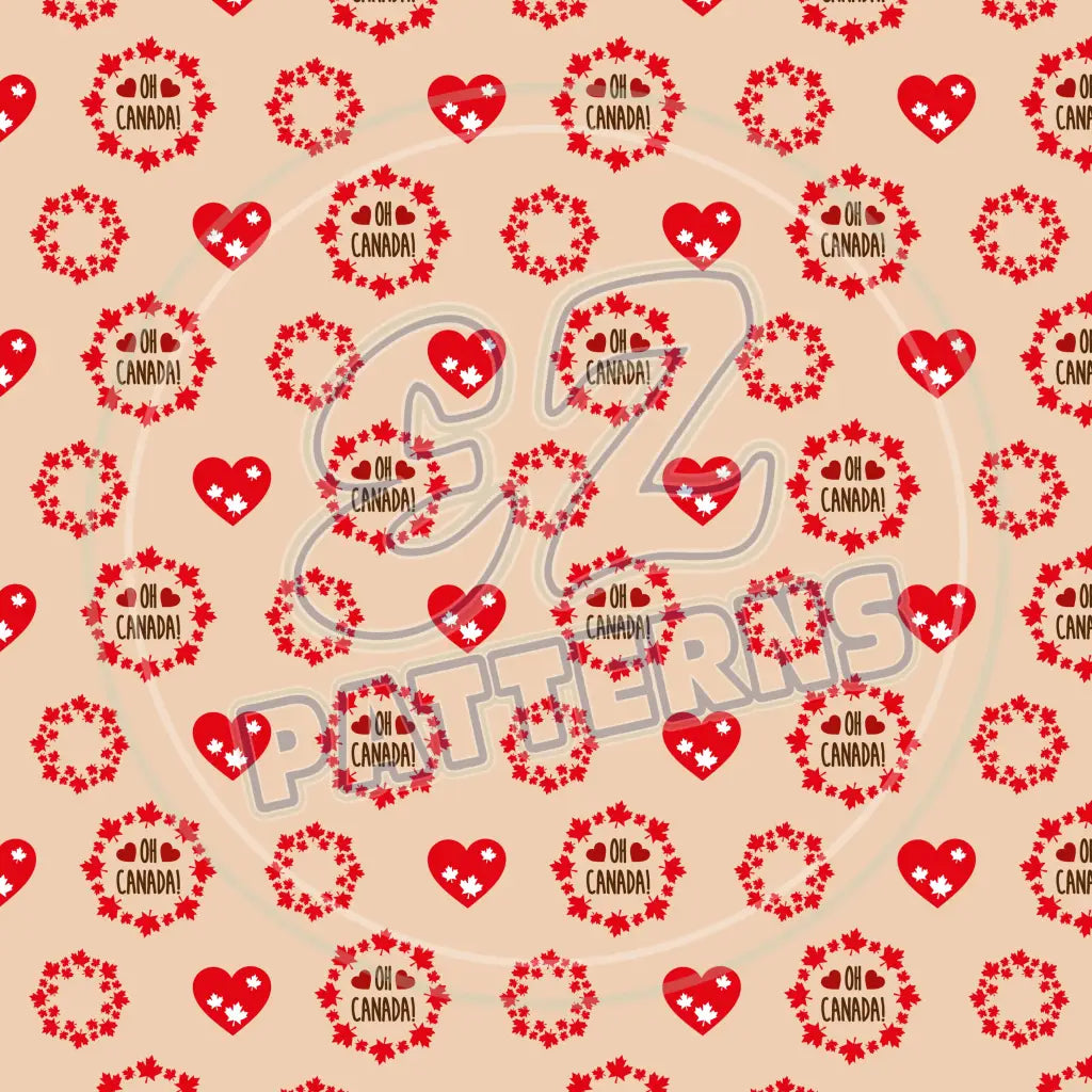 Oh Canada 004 Printed Pattern Vinyl