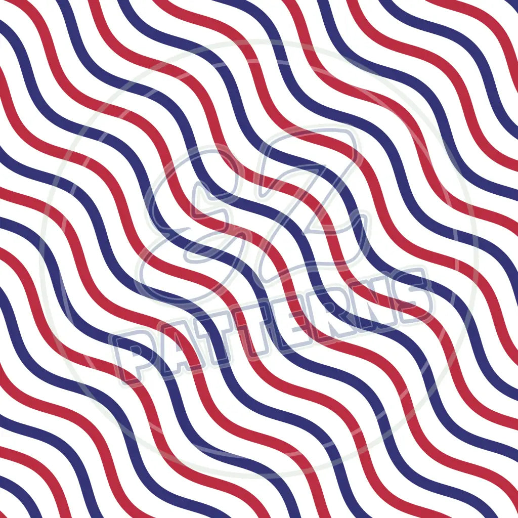 Patriotic Flag 005 Printed Pattern Vinyl