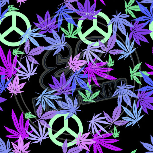 Peace Leaf 014 Printed Pattern Vinyl