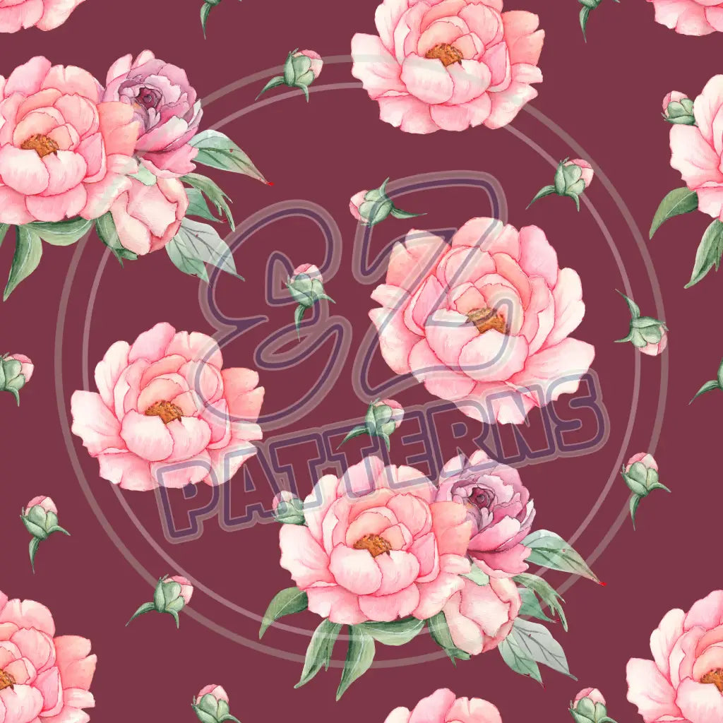 Peony Pink 001 Printed Pattern Vinyl