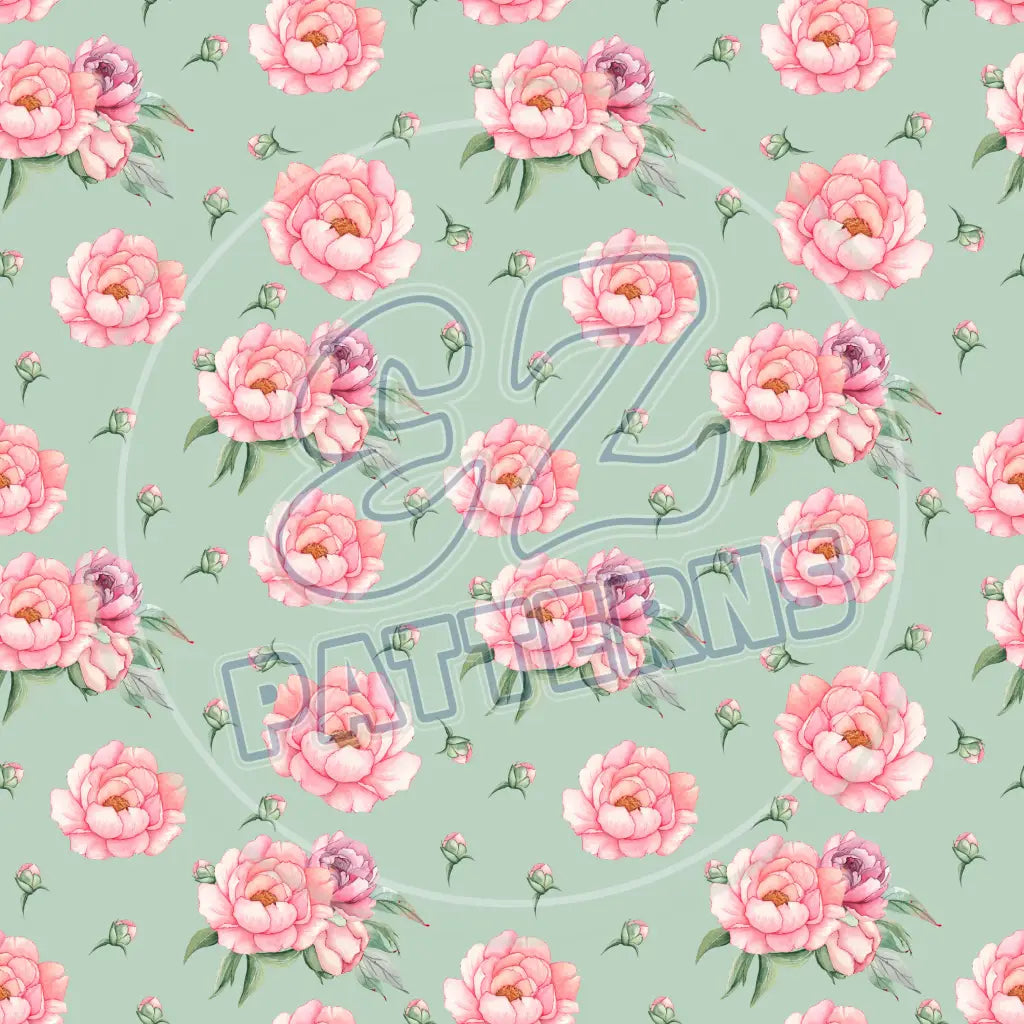 Peony Pink 008 Printed Pattern Vinyl