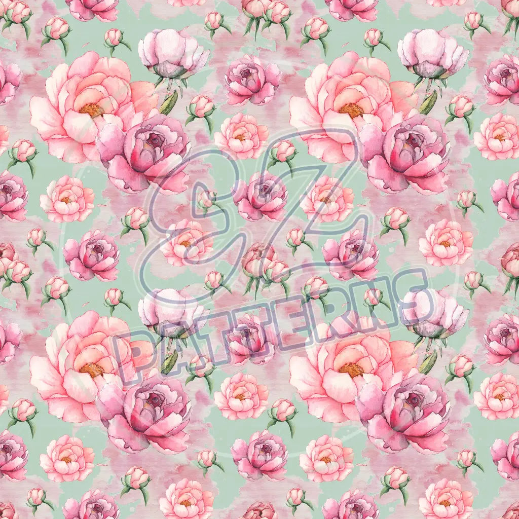 Peony Pink 010 Printed Pattern Vinyl