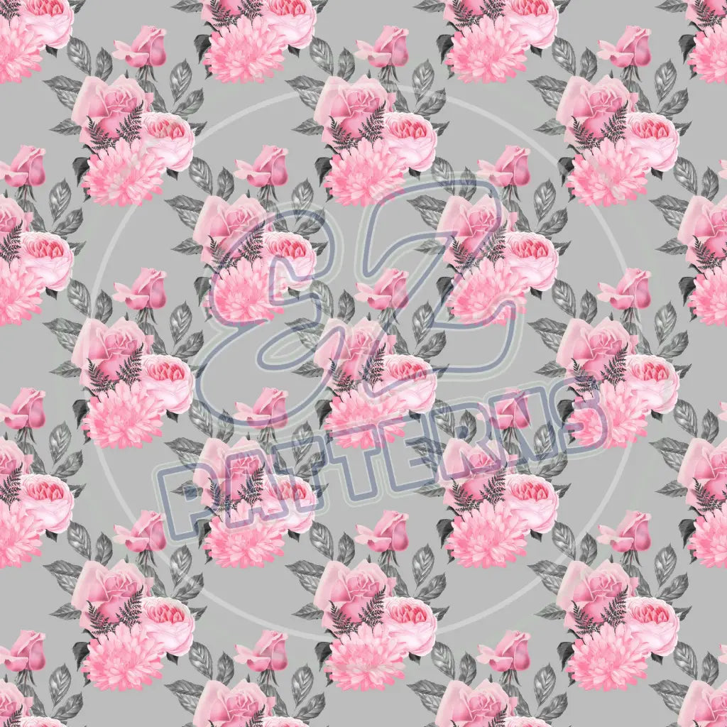 Pink Black Goth 003 Printed Pattern Vinyl