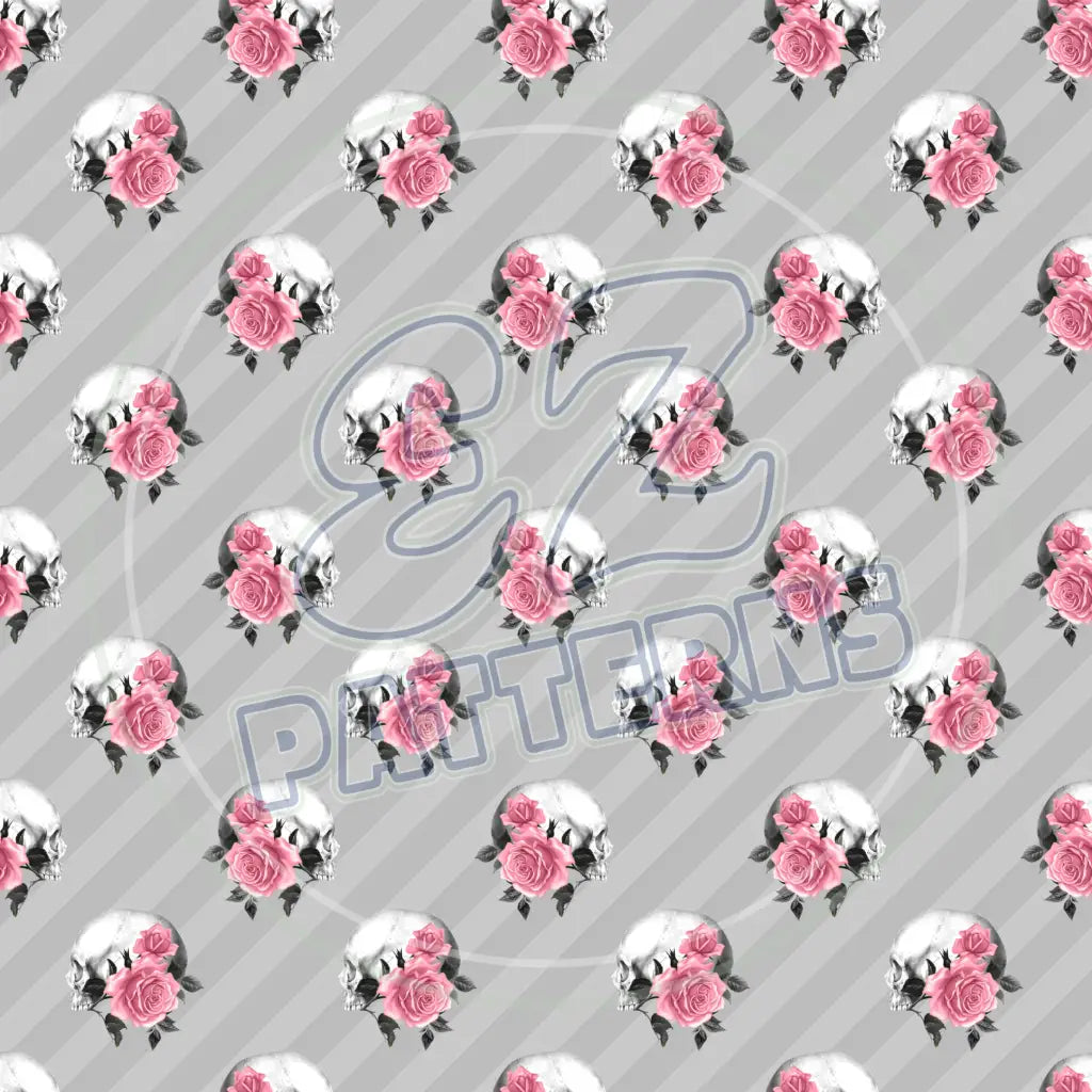 Pink Black Goth 004 Printed Pattern Vinyl