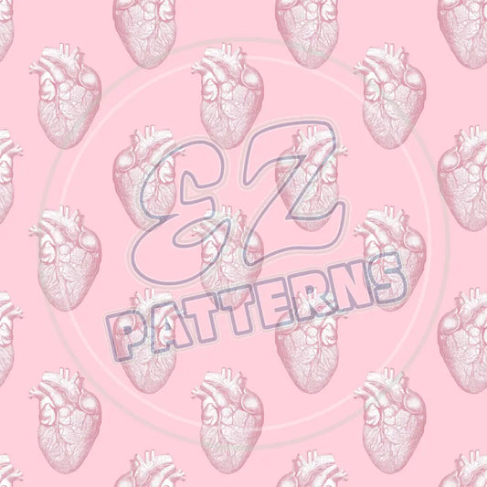 Pink Black Goth 007 Printed Pattern Vinyl