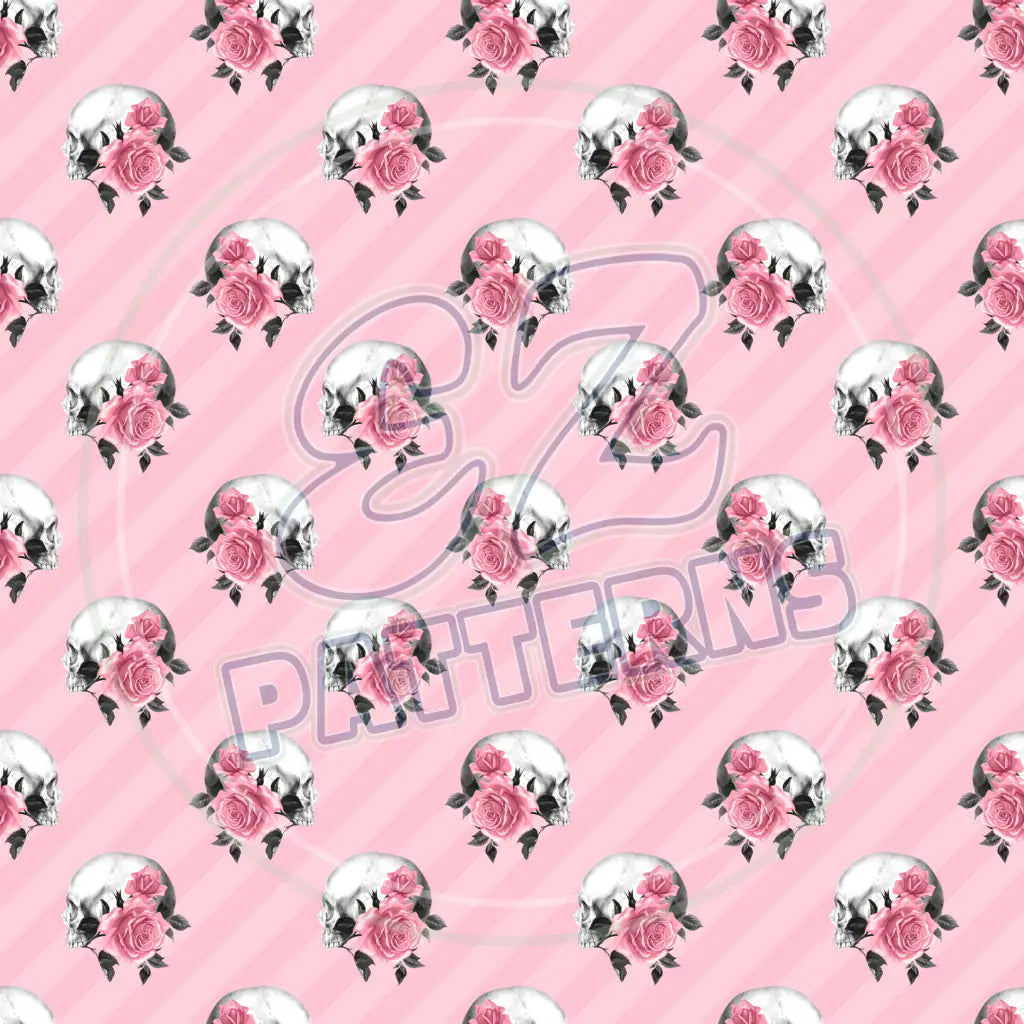 Pink Black Goth 008 Printed Pattern Vinyl