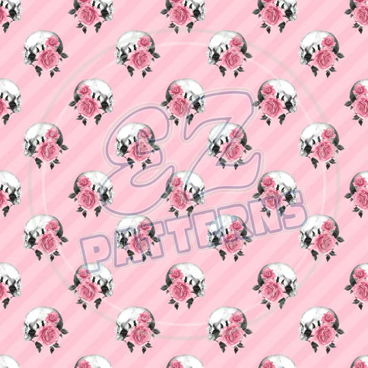 Pink Black Goth 008 Printed Pattern Vinyl