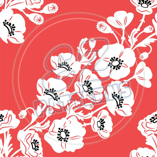 Poppy Garden 004 Printed Pattern Vinyl