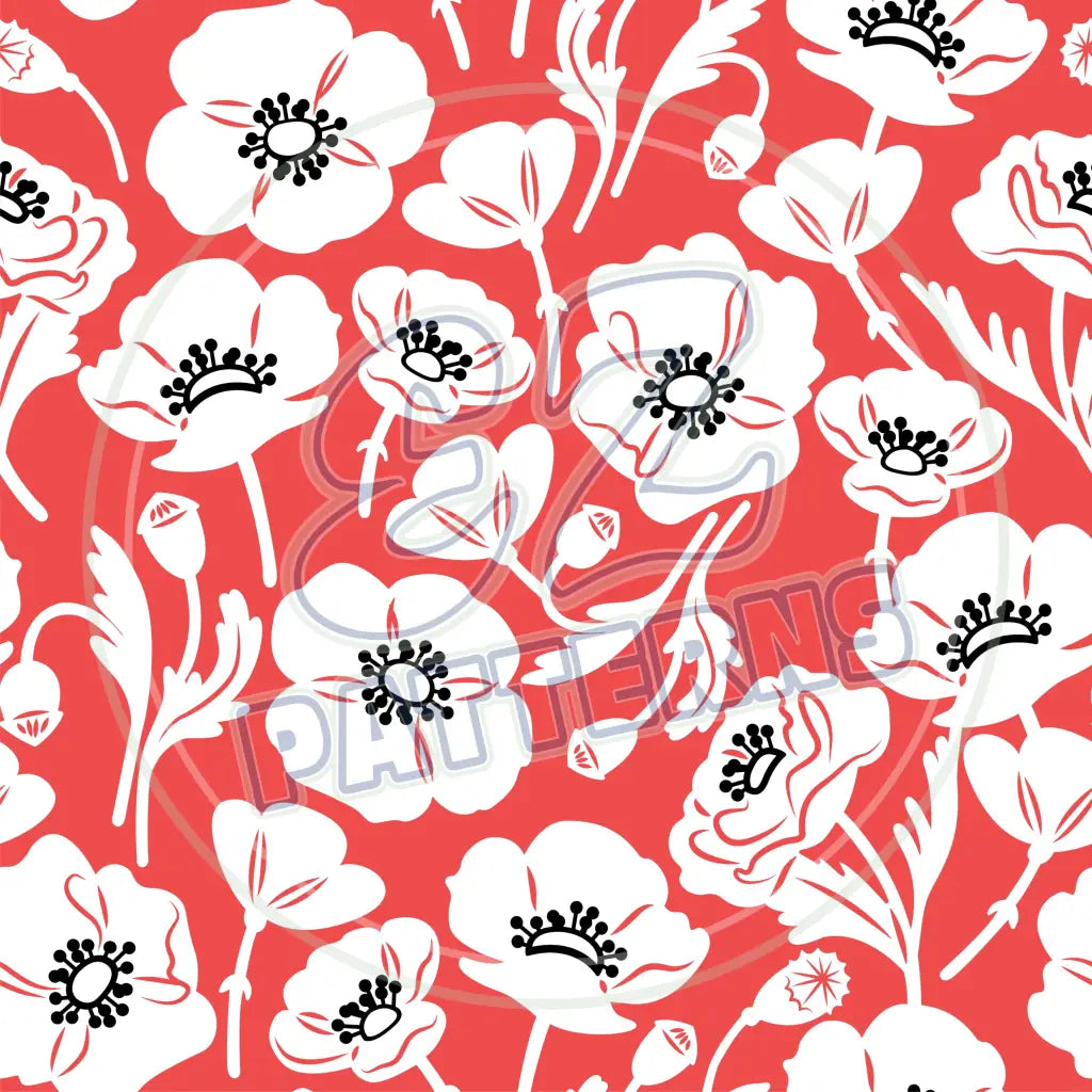 Poppy Garden 005 Printed Pattern Vinyl