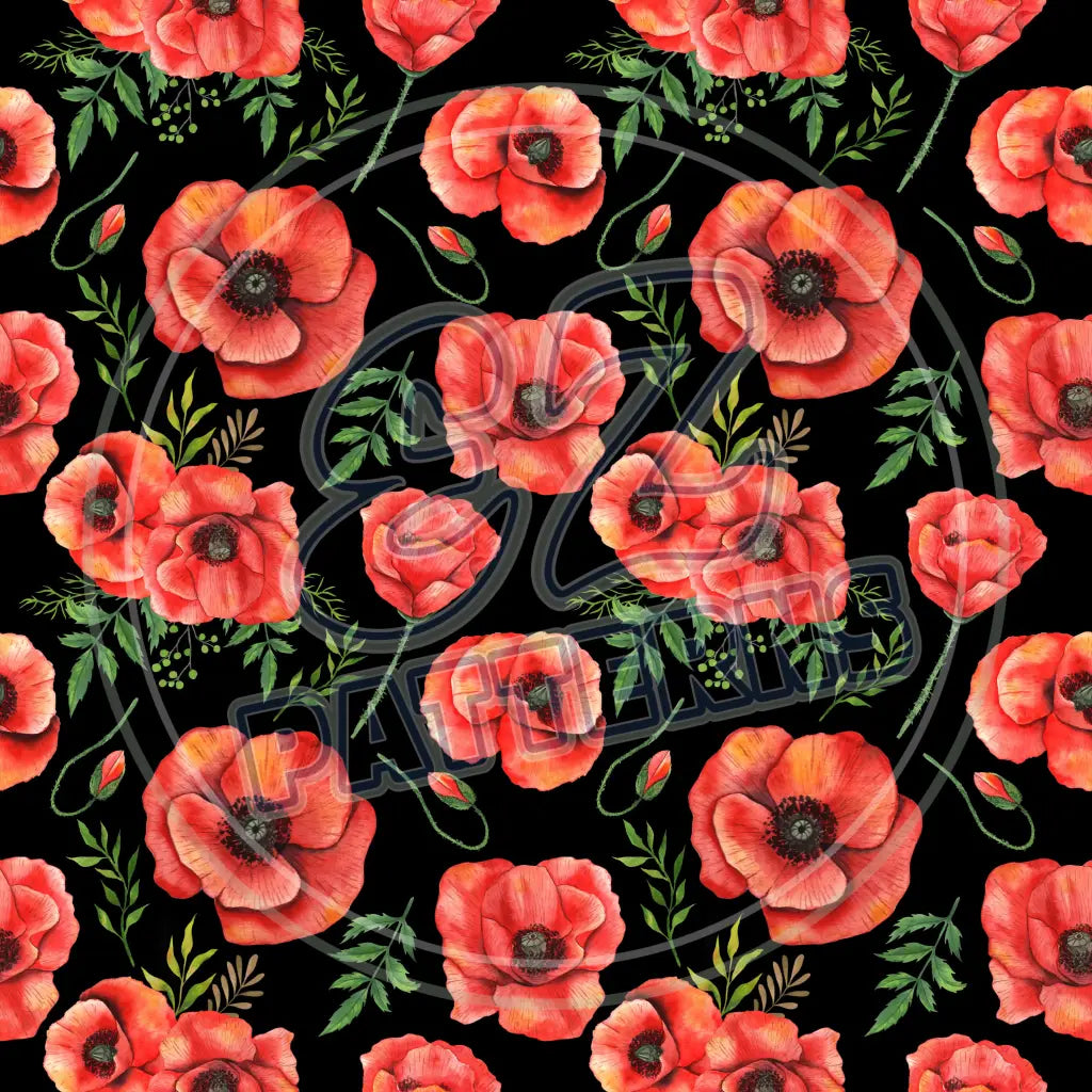 Poppy Meadows 007 Printed Pattern Vinyl