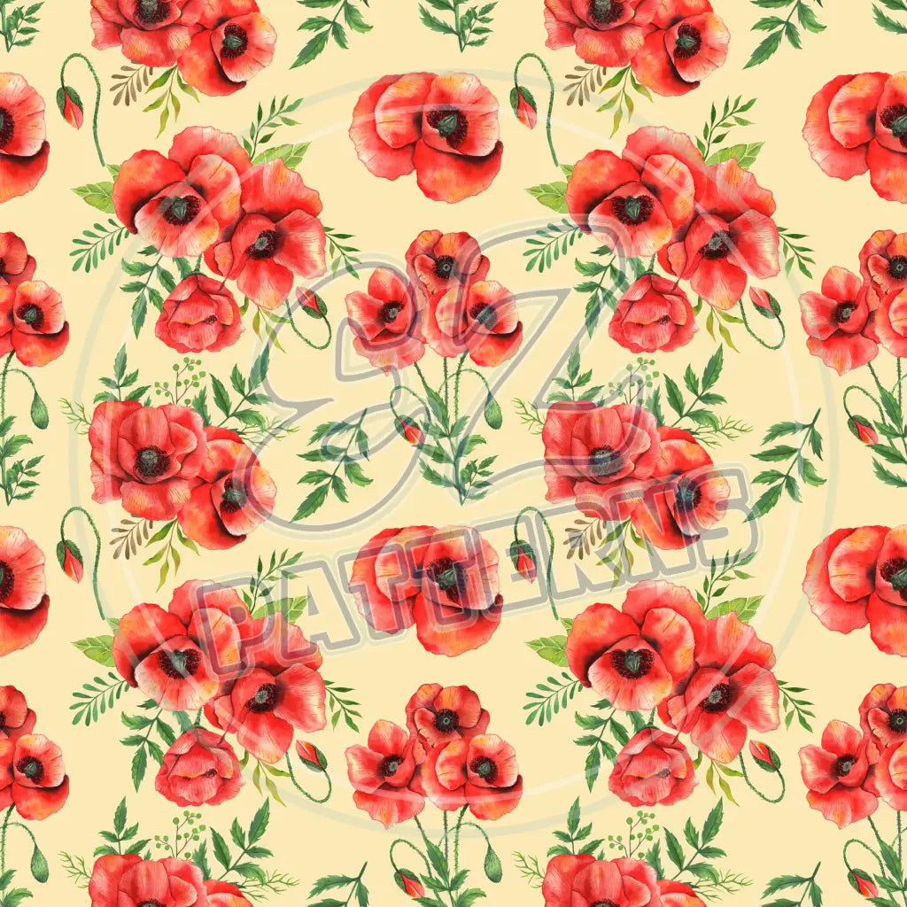 Poppy Meadows 010 Printed Pattern Vinyl