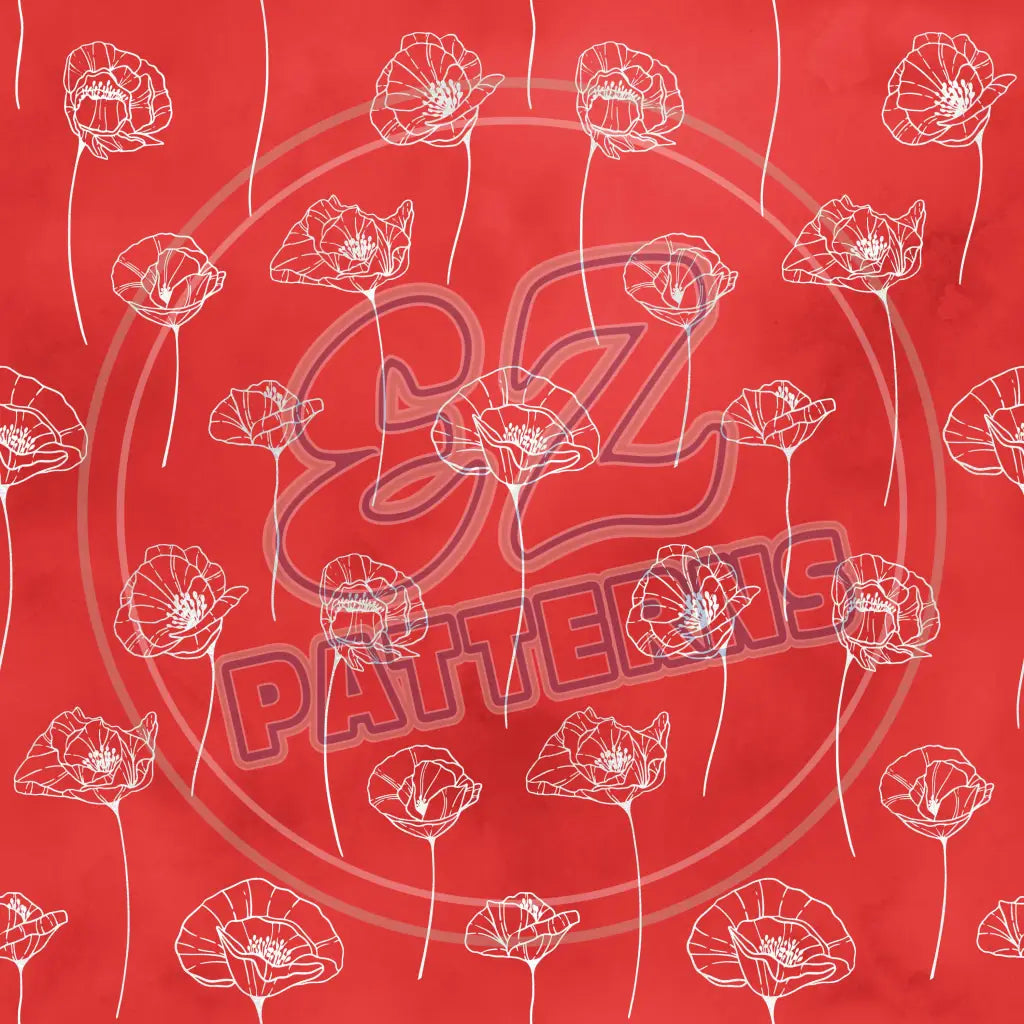 Poppy Sheen 005 Printed Pattern Vinyl