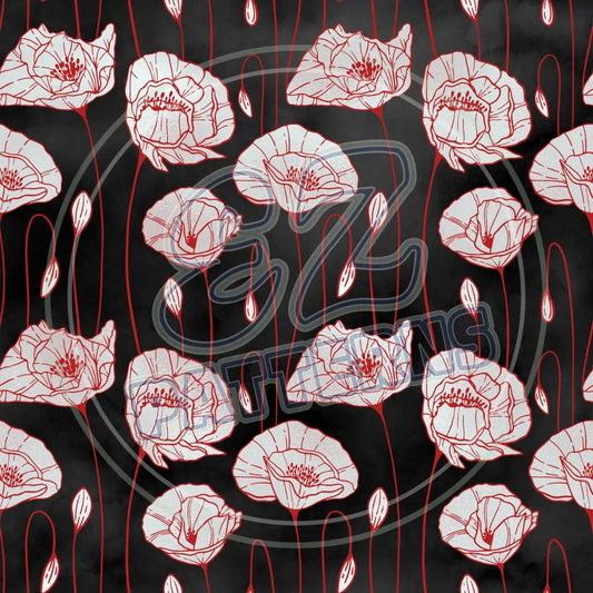 Poppy Sheen 008 Printed Pattern Vinyl