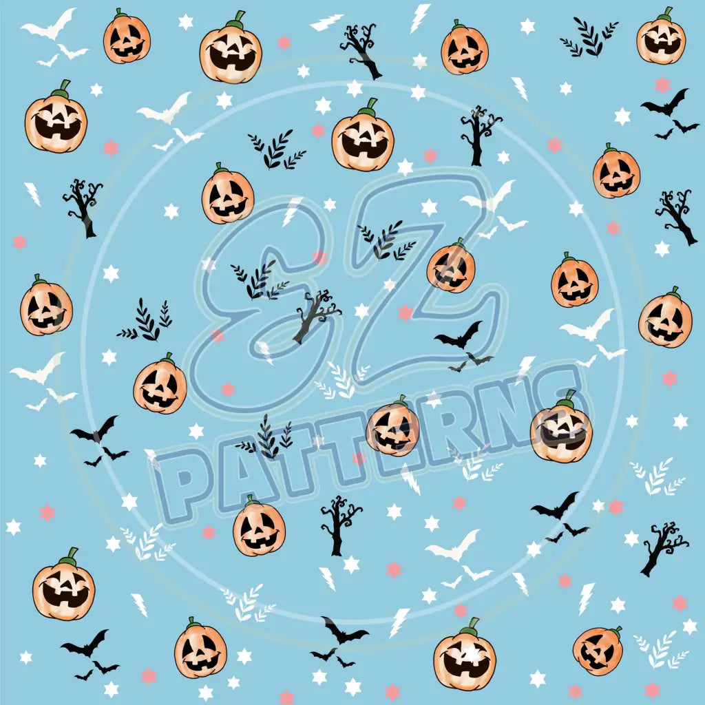 Pumpkin Head 001 Printed Pattern Vinyl