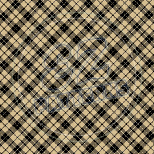 Red & Tan Plaid 005 Printed Pattern Vinyl