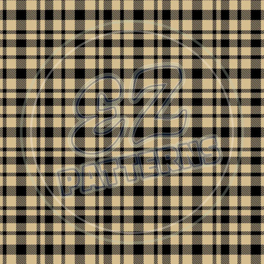 Red & Tan Plaid 009 Printed Pattern Vinyl