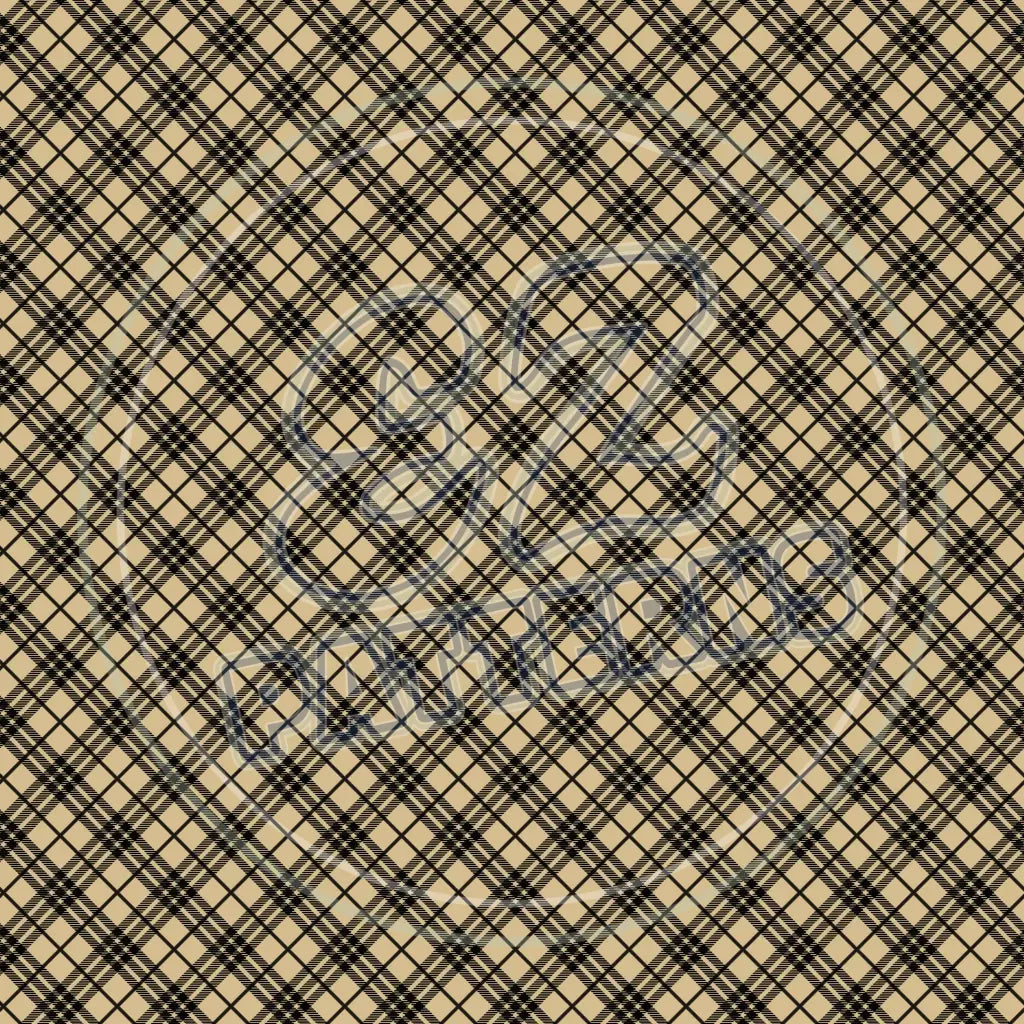 Red & Tan Plaid 013 Printed Pattern Vinyl