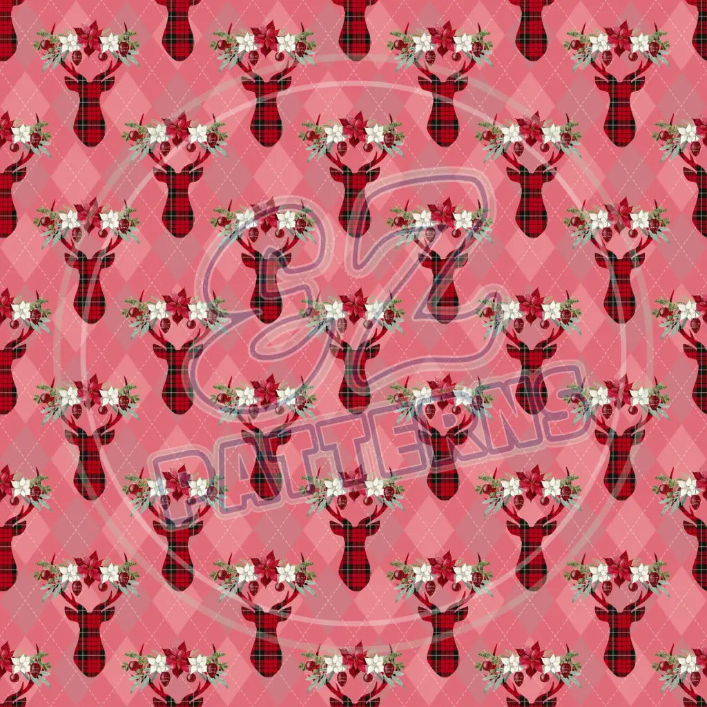 Rustic Red 007 Printed Pattern Vinyl