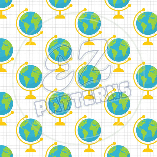 School Supplies 004 Printed Pattern Vinyl