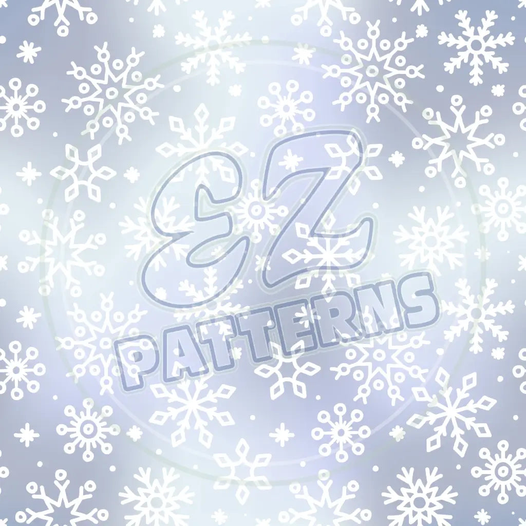 Snowflake Shimmer 012 Printed Pattern Vinyl