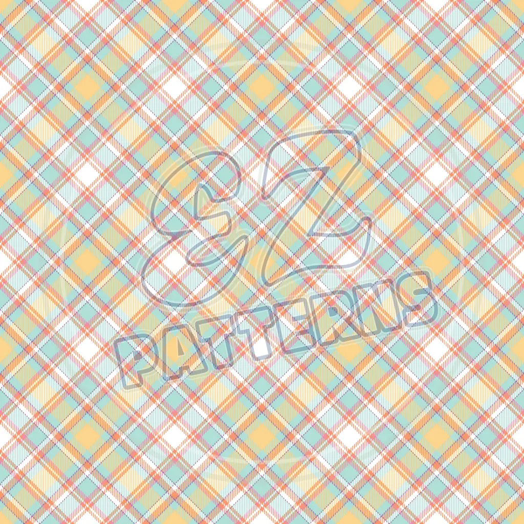 Spring Plaid 007 Printed Pattern Vinyl