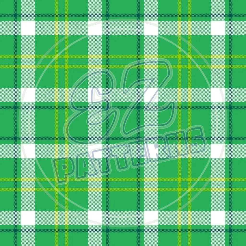 St. Pattys Plaid 015 Printed Pattern Vinyl