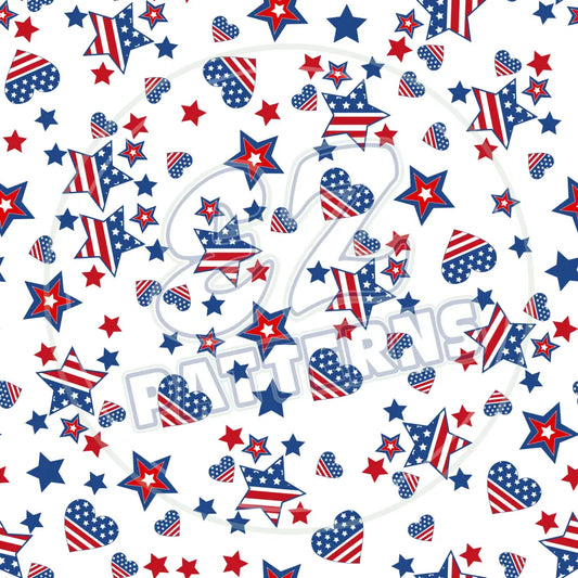 Stars & Stripes 005 Printed Pattern Vinyl