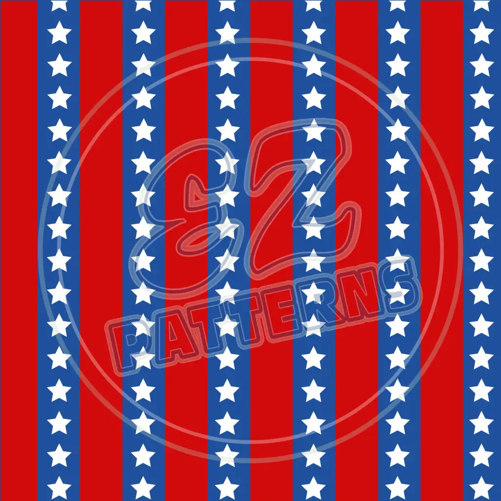 Stars & Stripes 016 Printed Pattern Vinyl