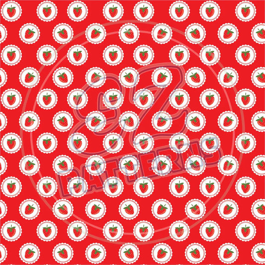 Strawberry Picnic 001 Printed Pattern Vinyl