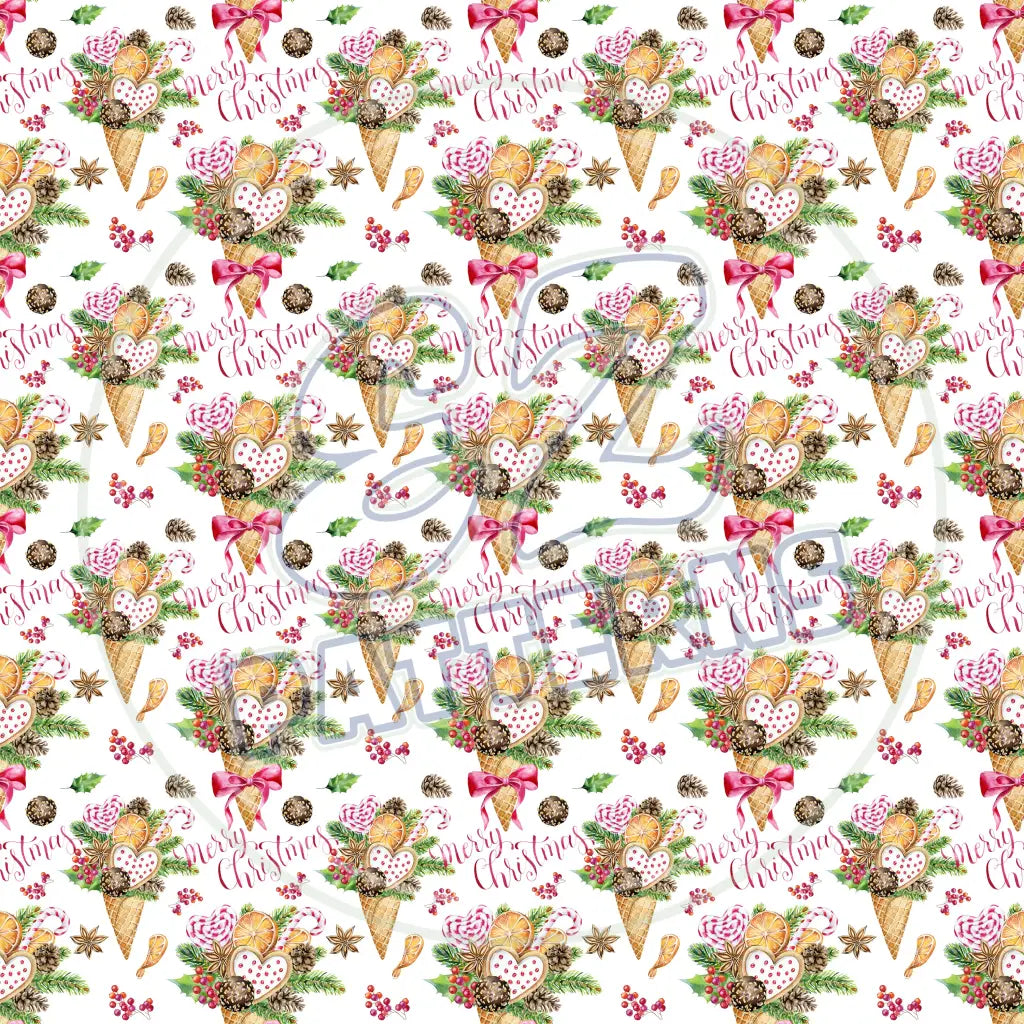 Christmas Sweets 005 Printed Pattern Vinyl