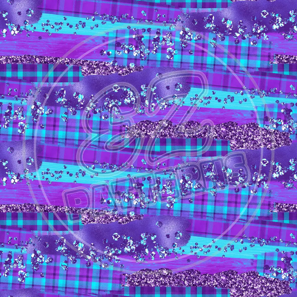 Ultraviolet Flannel 002 Printed Pattern Vinyl