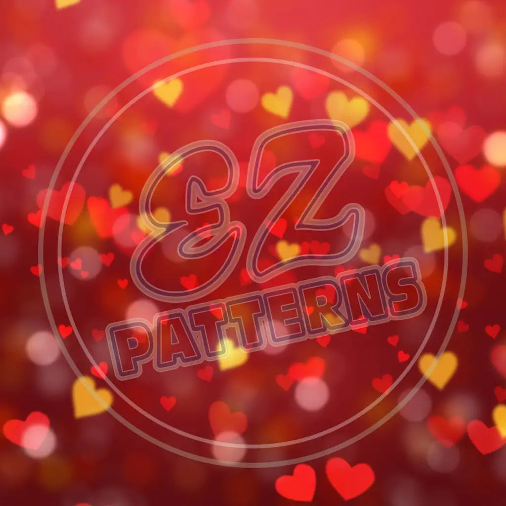 Valentine Bokeh 008 Printed Pattern Vinyl