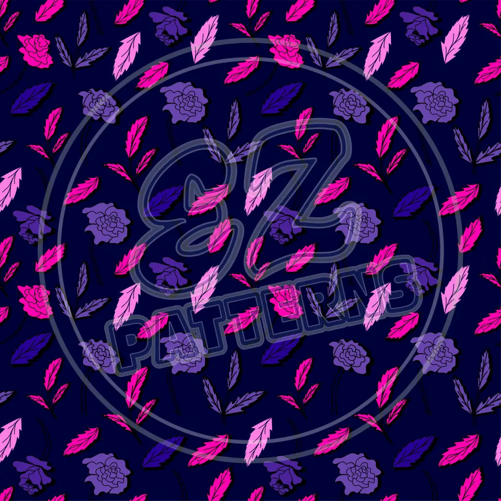 Vibrant Floral 005 Printed Pattern Vinyl